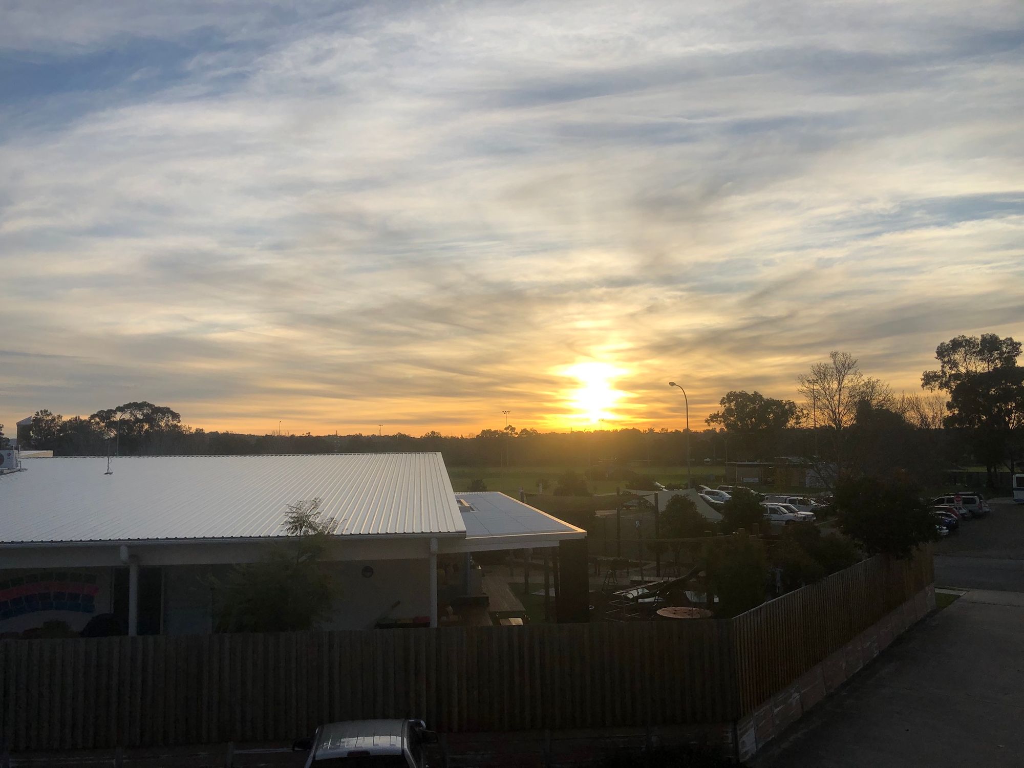 Sunset over Singleton