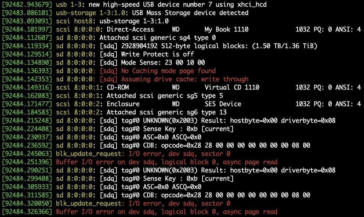 Short-Circuited External Disk Recovery